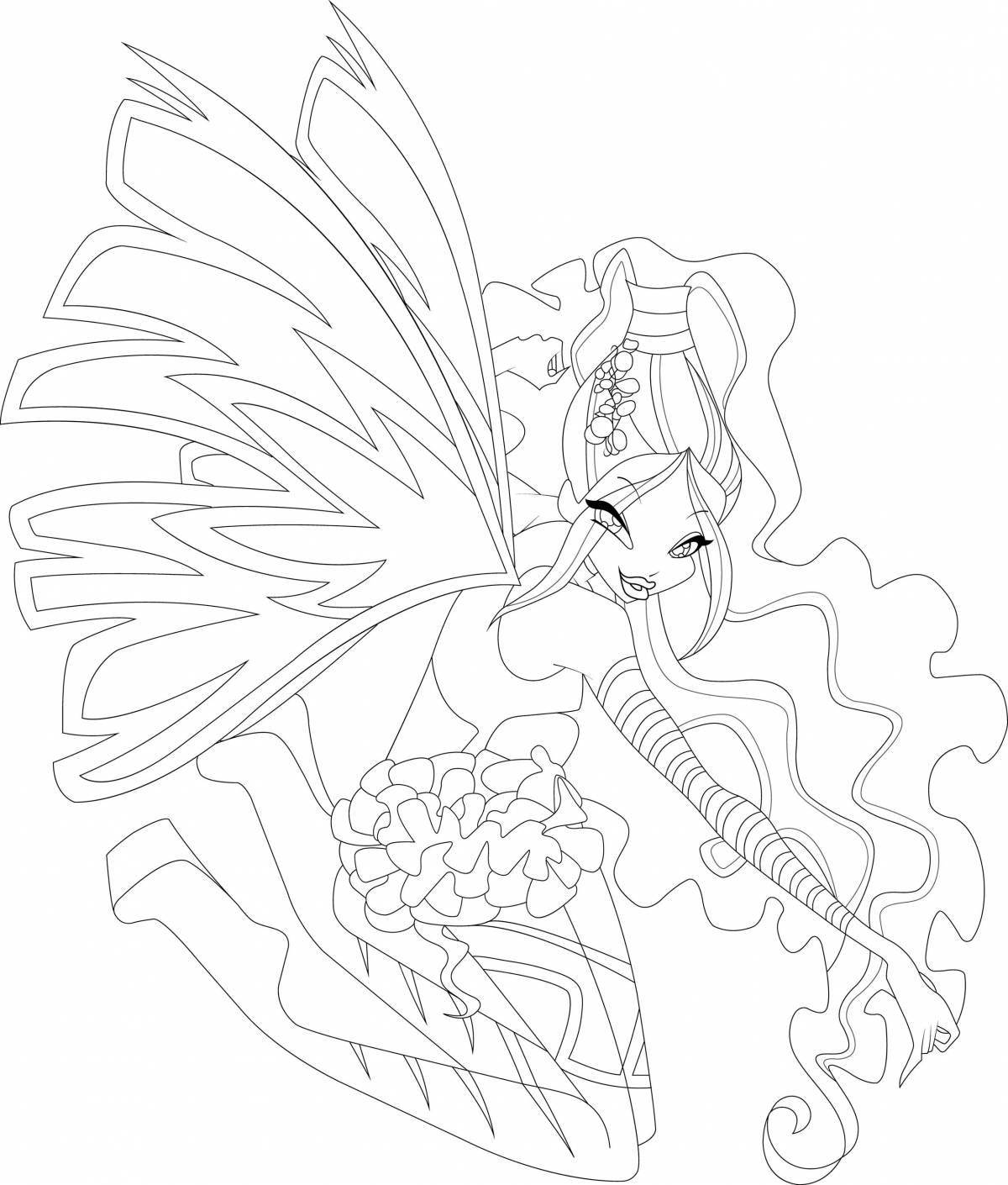 Impeccable winx coloring sirenix bloom