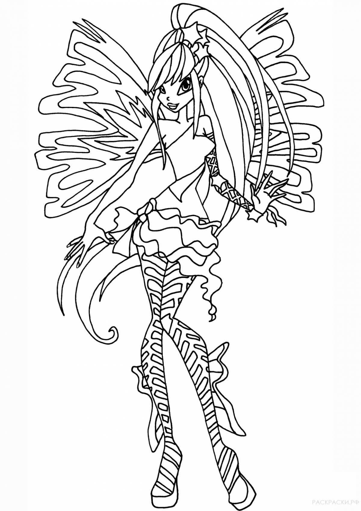 Inspirational winx coloring sirenix bloom