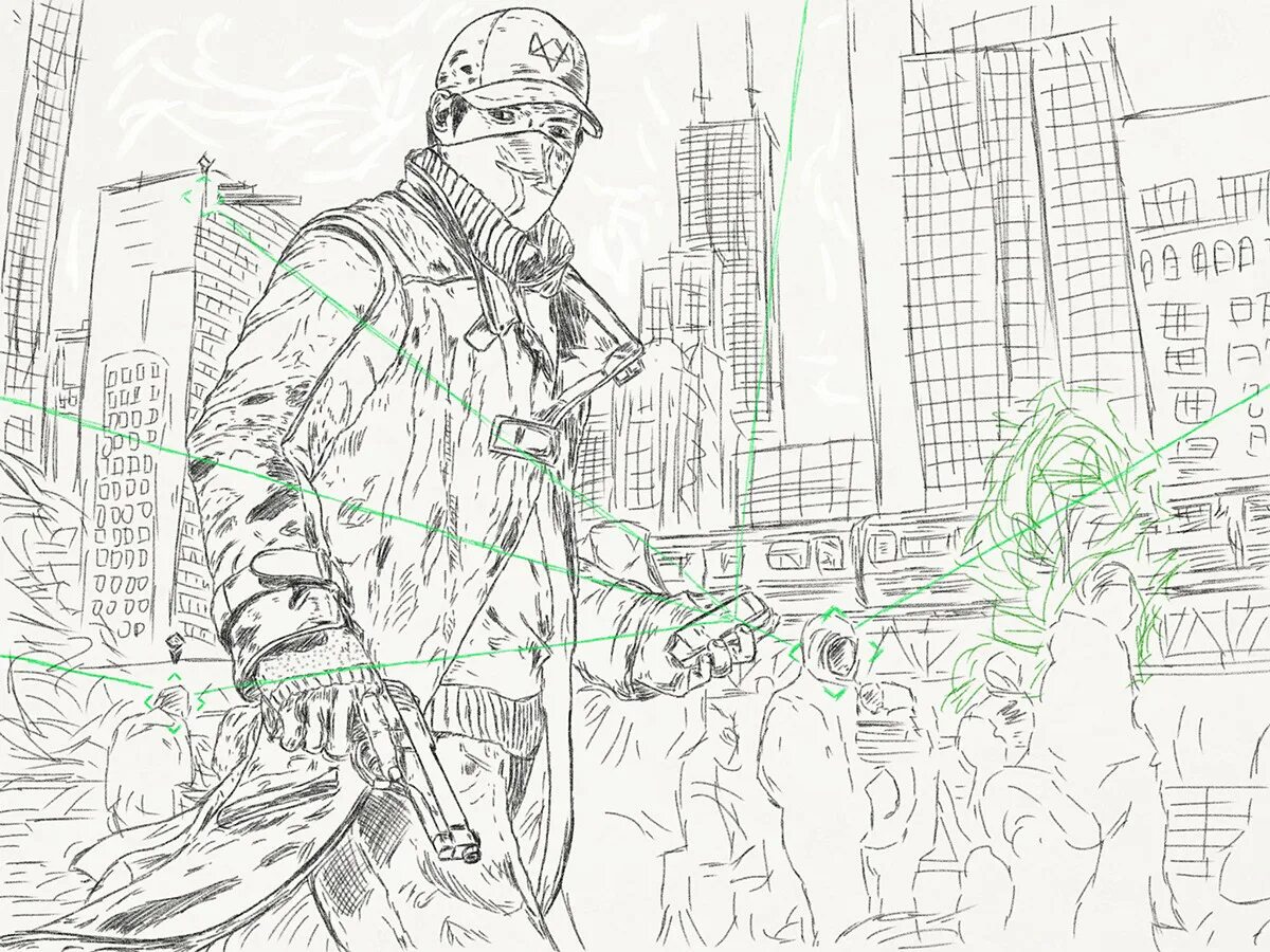 Bizarre Watchdogs 2 coloring book