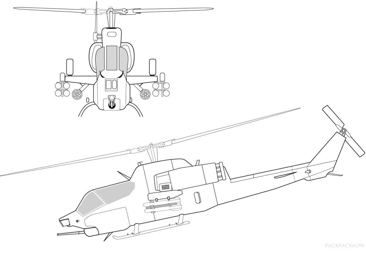 Coloring helicopter mi 26