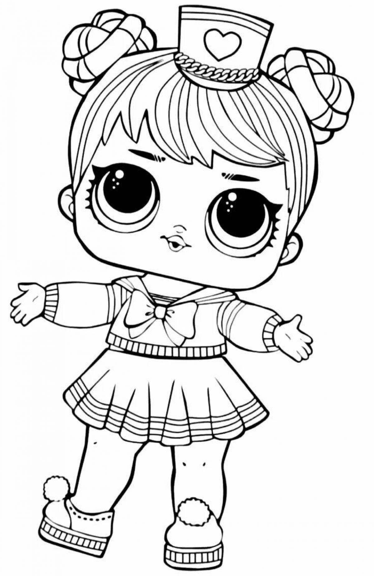 Glorious bee doll lol coloring book