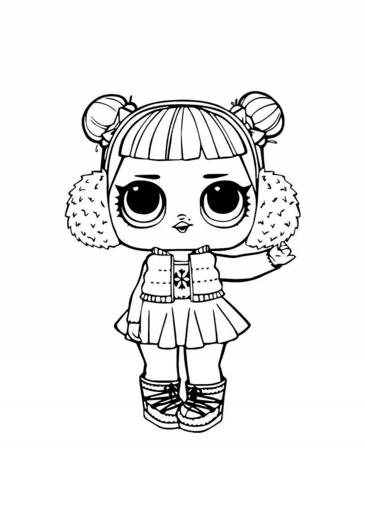 Coloring lol sparkling bee doll