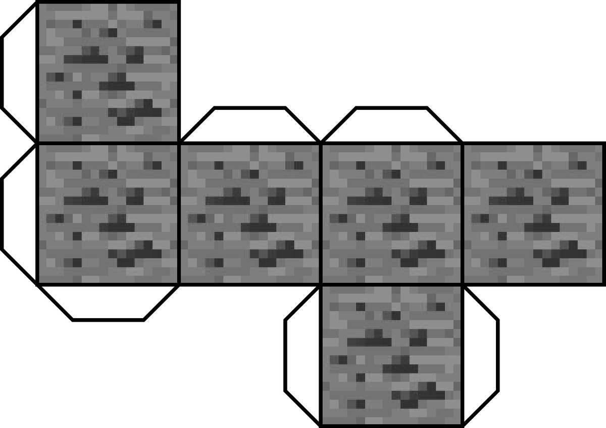 Vibrant minecraft diamond block coloring page