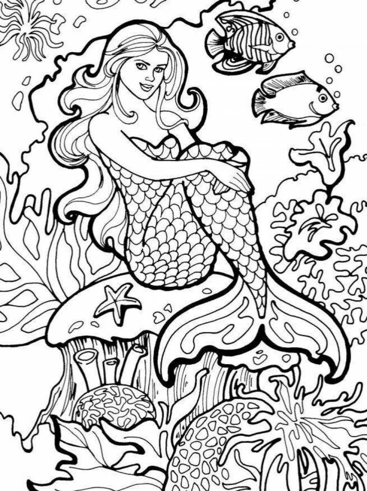Great anti-stress coloring book for women