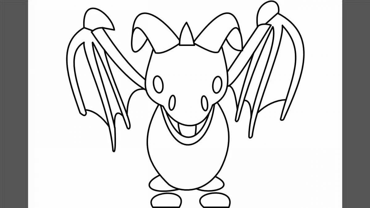Coloring page adopt me pets