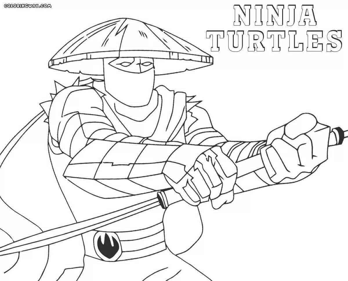 Violent ninja turtles coloring pages