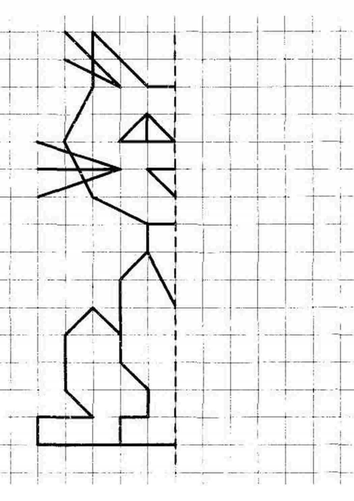 Math coloring charming cells