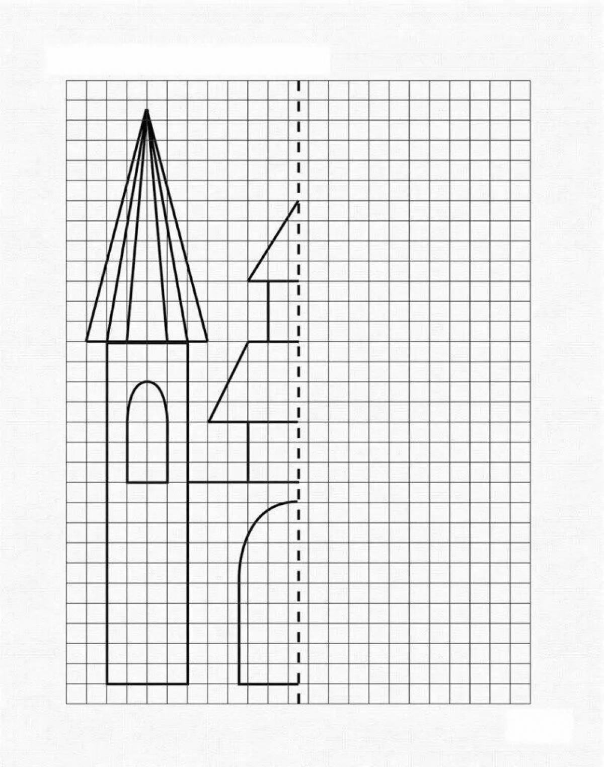 Math coloring lovely cells