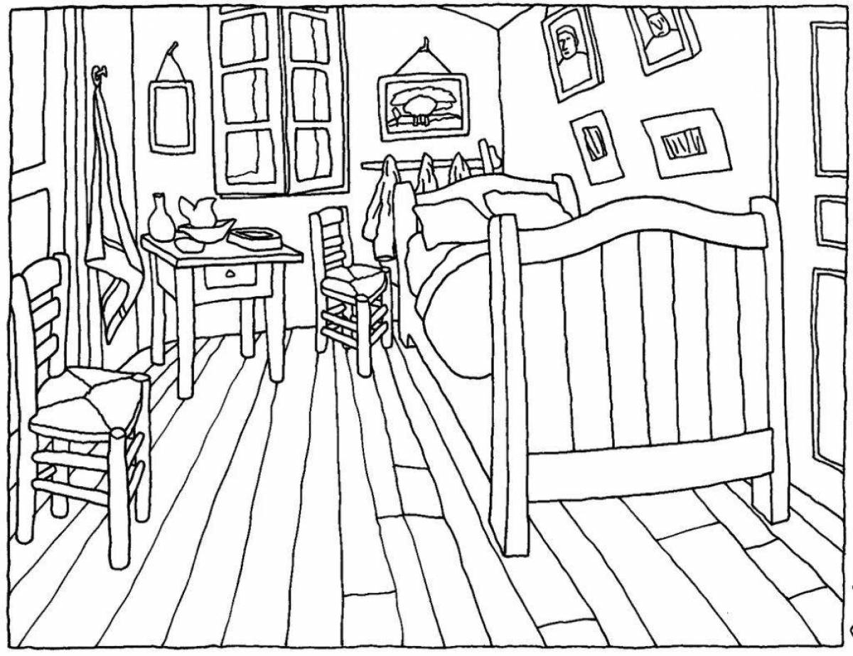 Спальня Ван Гога в Арле 1888