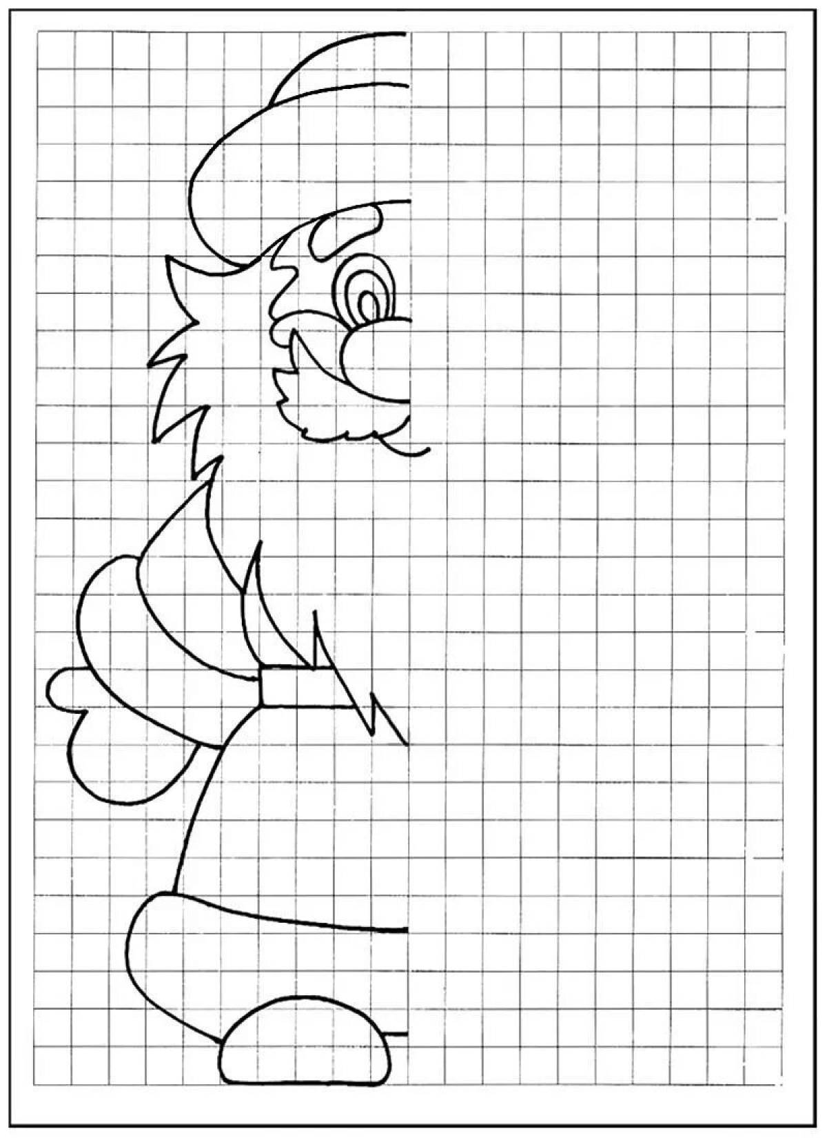 Math coloring witty cells