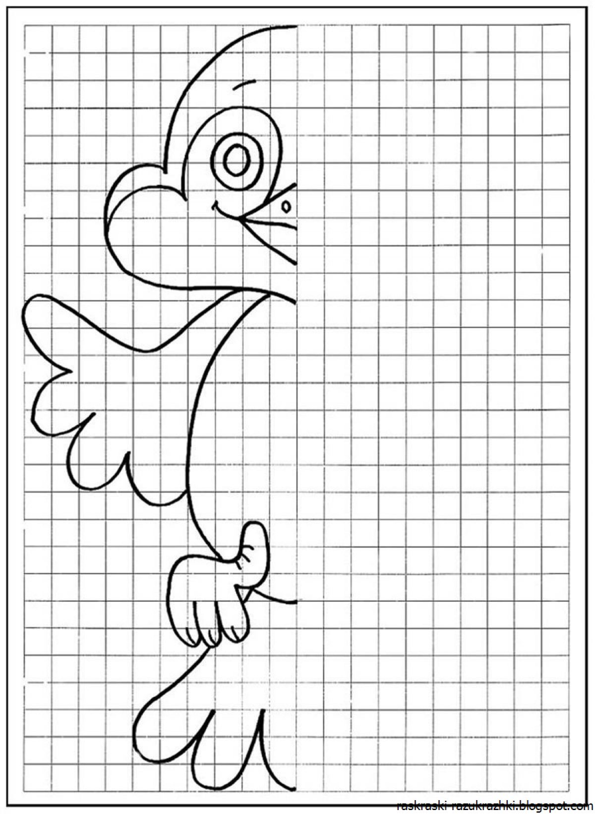 Math coloring zany cells