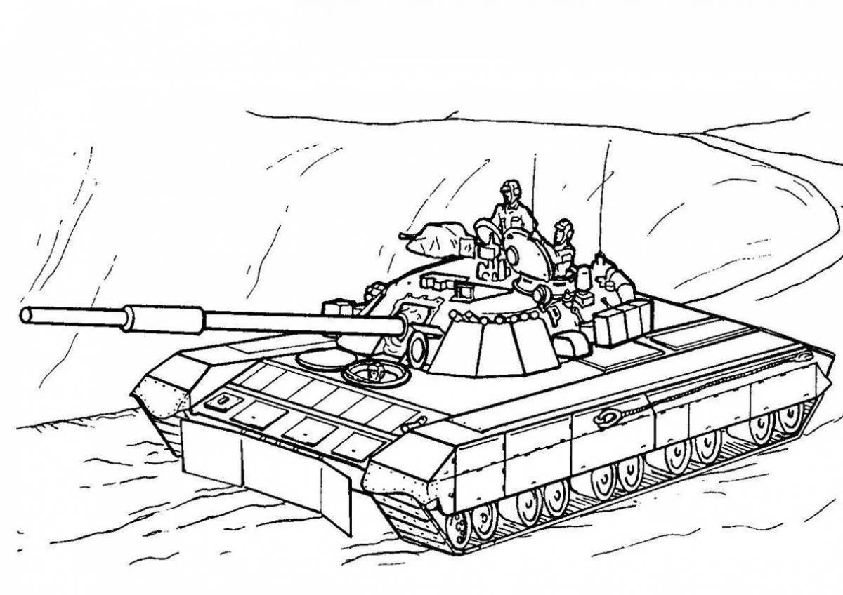 Развлекательные танковые игры-раскраски