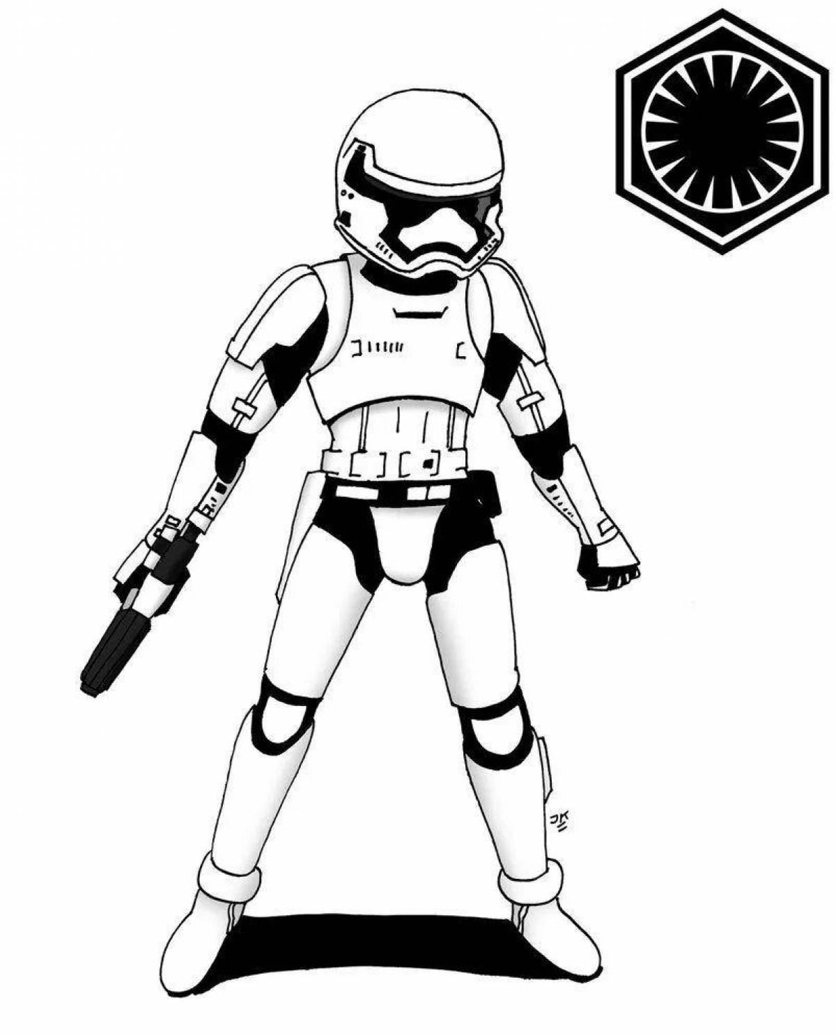 Star wars stormtrooper flawless coloring
