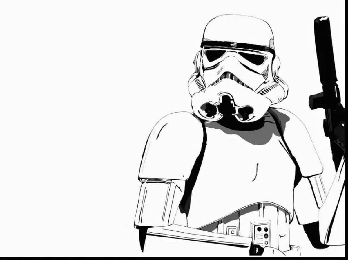 Amazing star wars stormtrooper coloring book