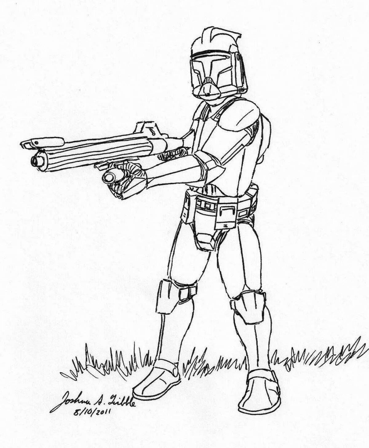 Star wars stormtrooper complex coloring