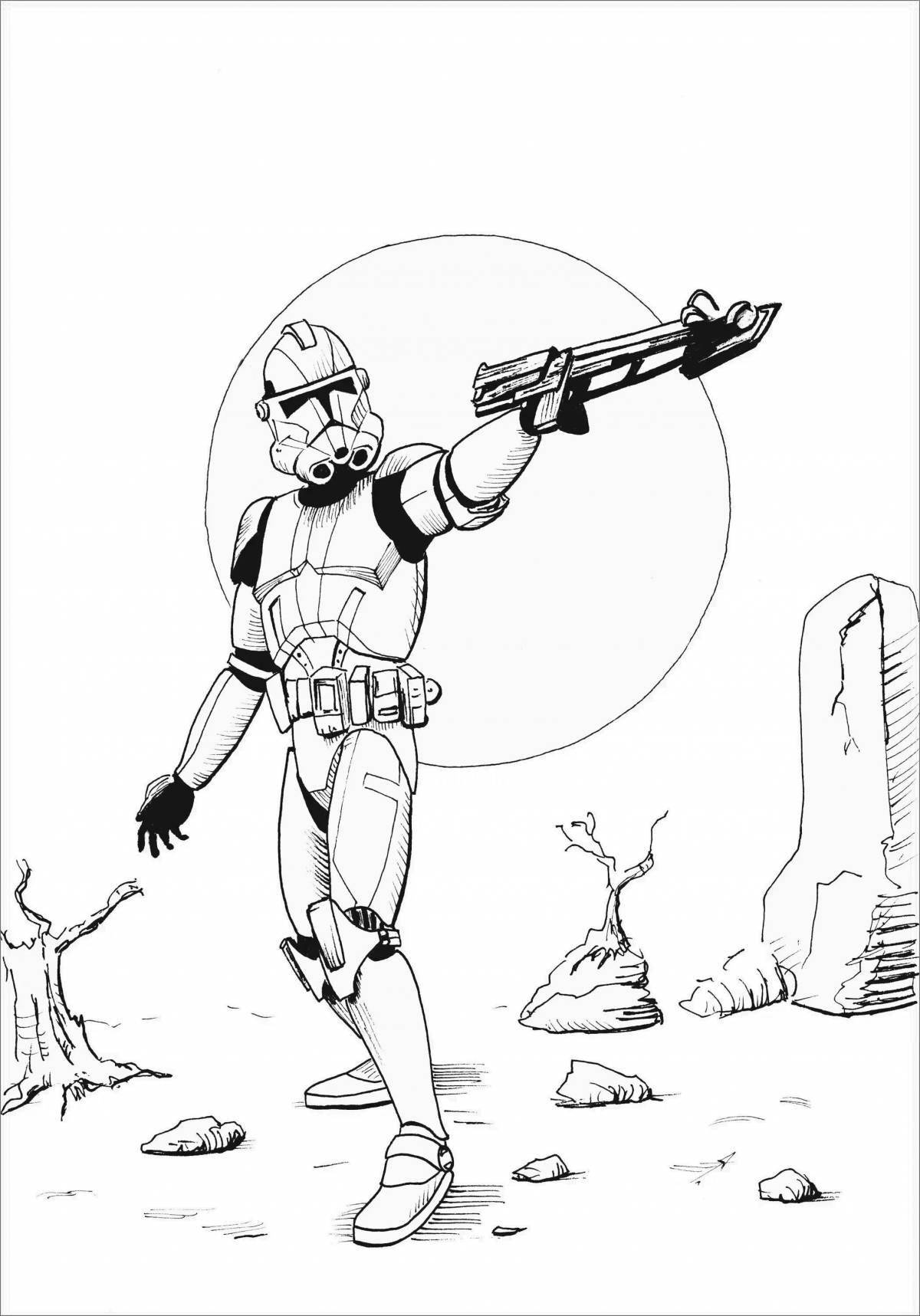 Sublime star wars stormtrooper coloring page