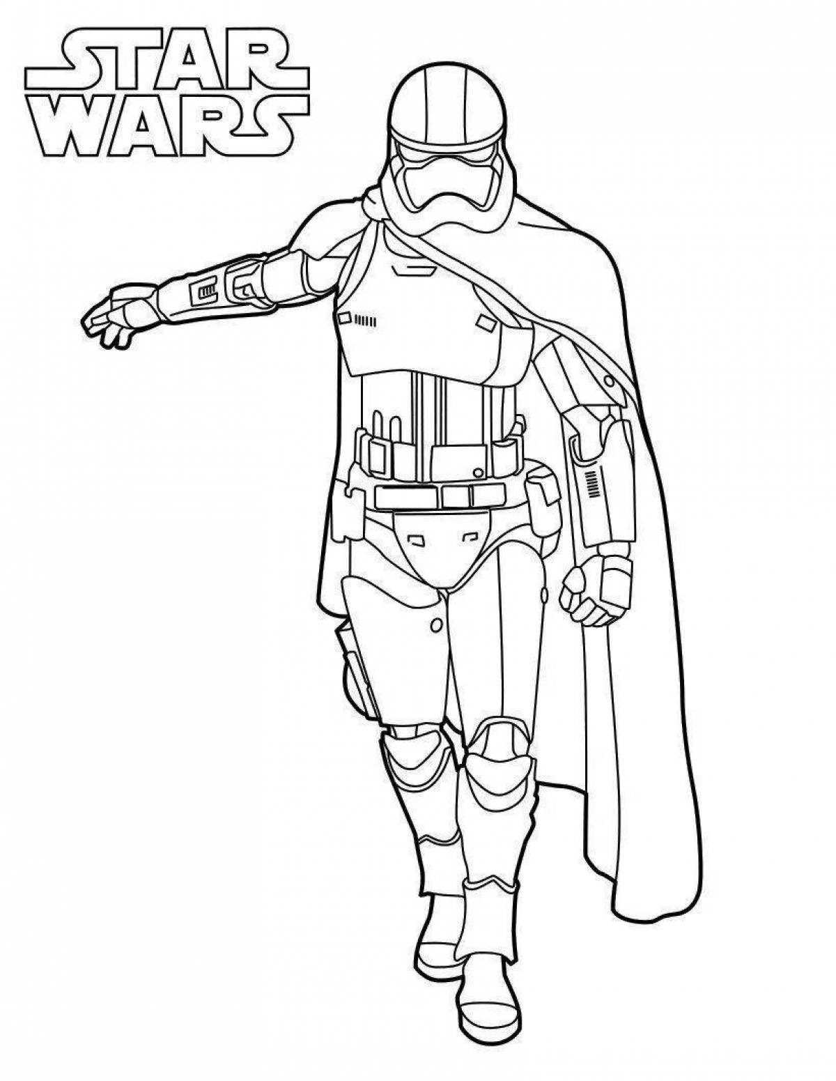 Star Wars Stormtrooper Reference Coloring Page