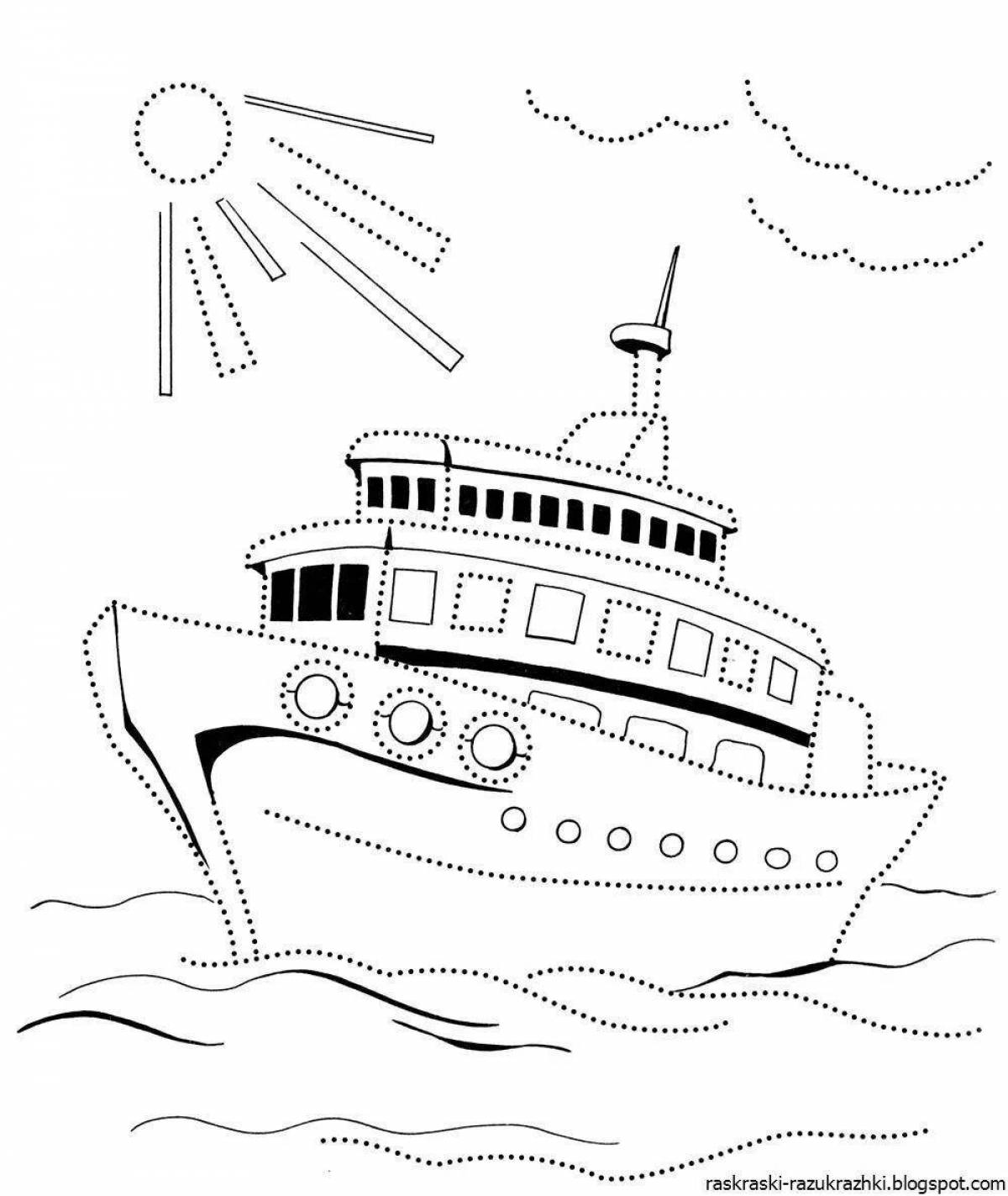 Fun coloring of water transport