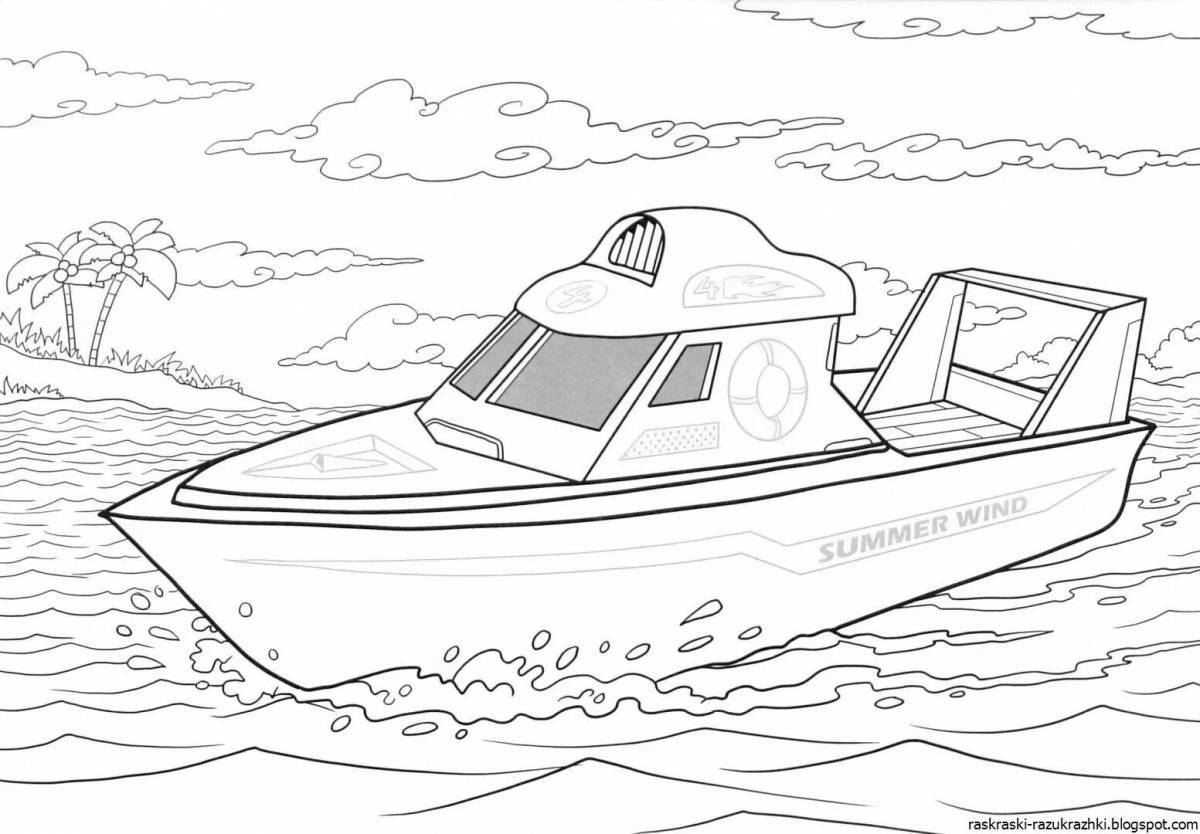 Coloring water transport with imagination