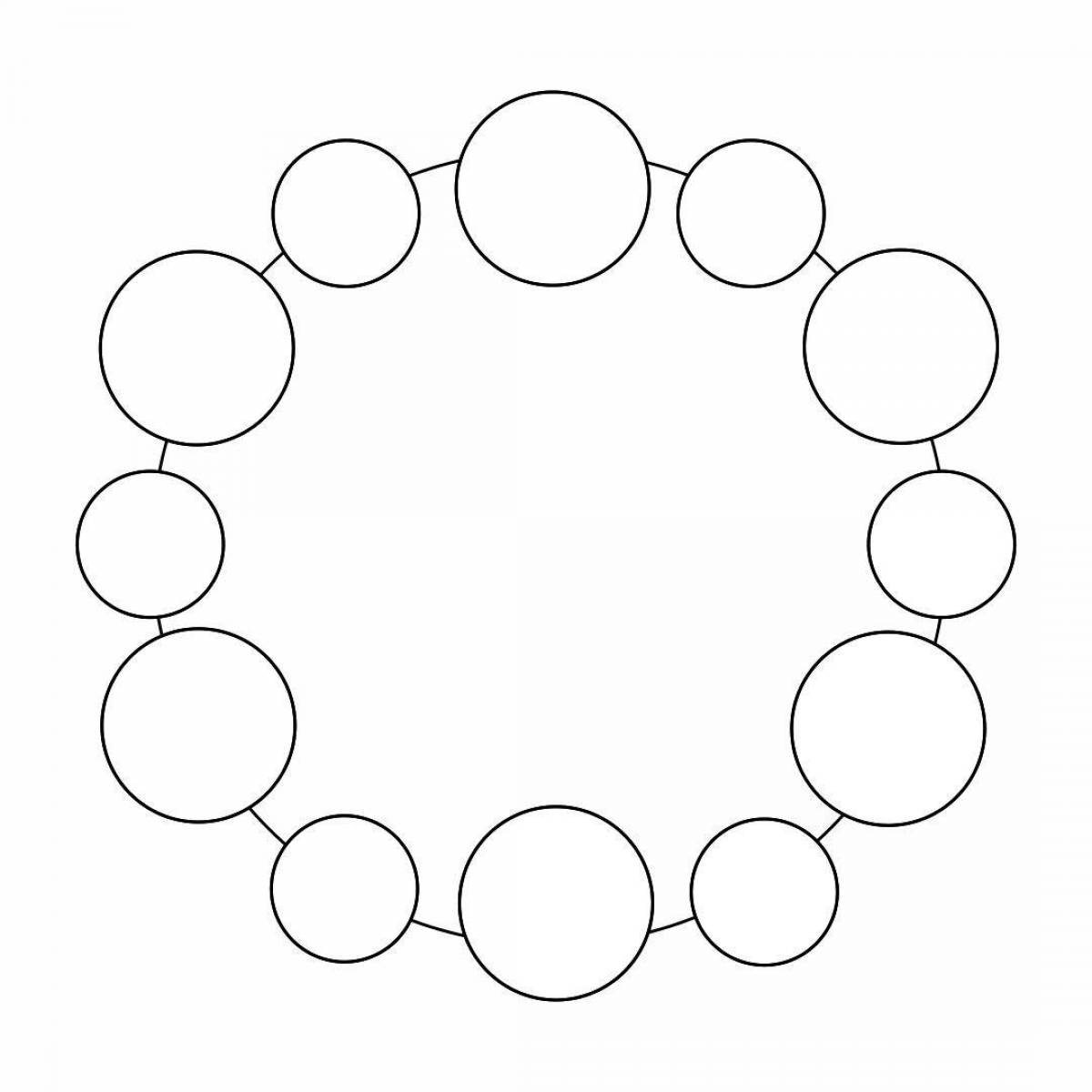 Fun bead coloring for kids