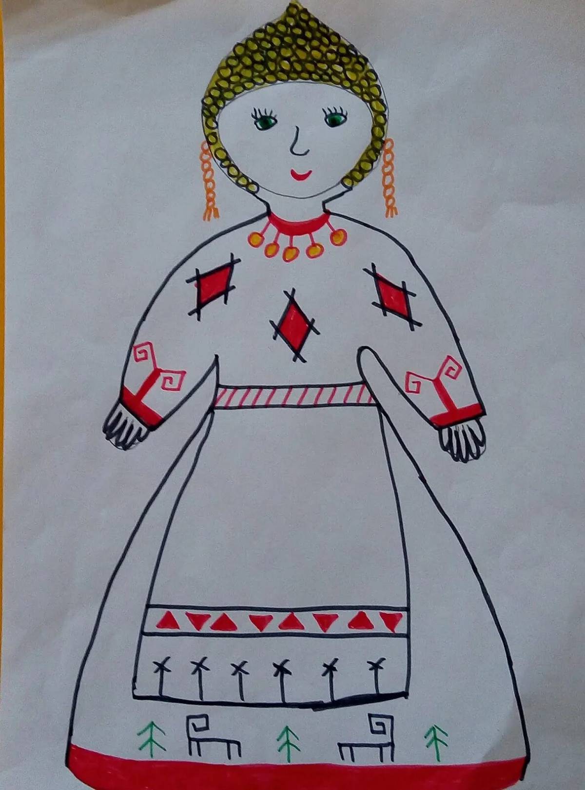 Chuvash folk costume #1
