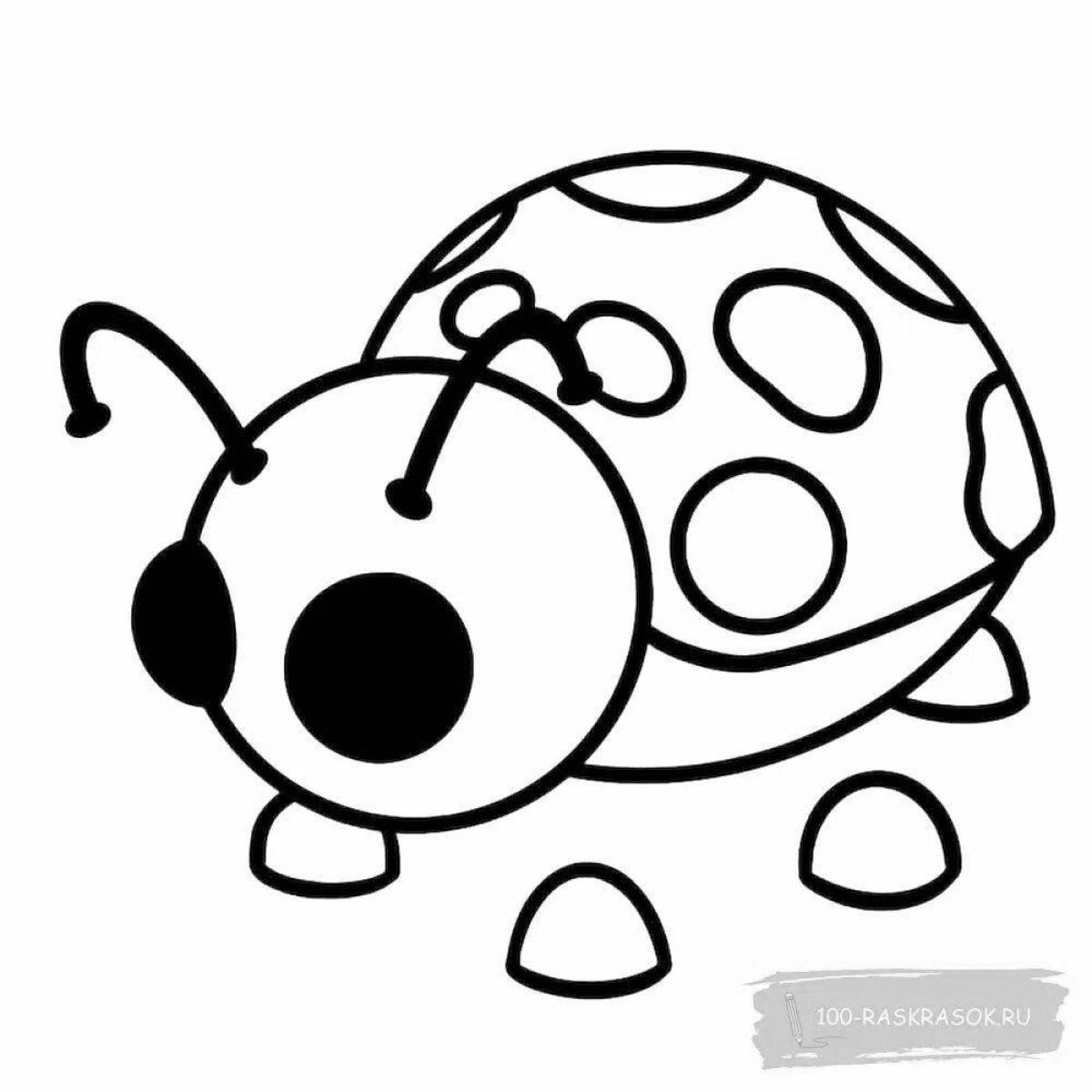 Photo Incredible ladybug coloring book