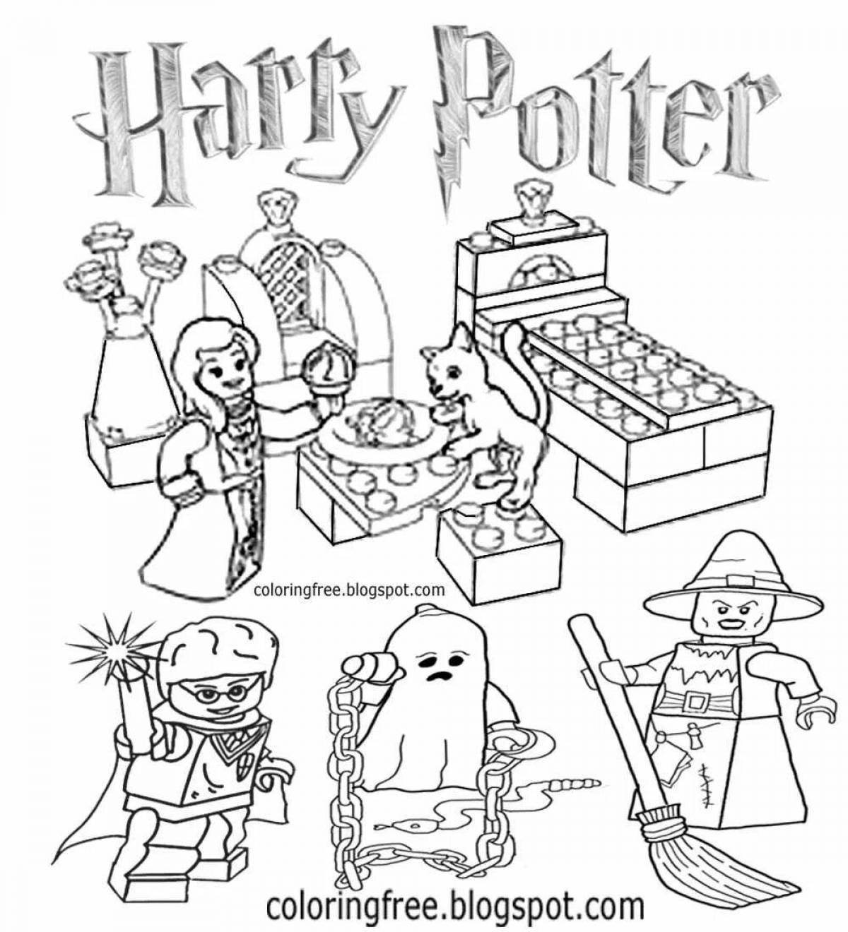 Amazing lego hidden site coloring page