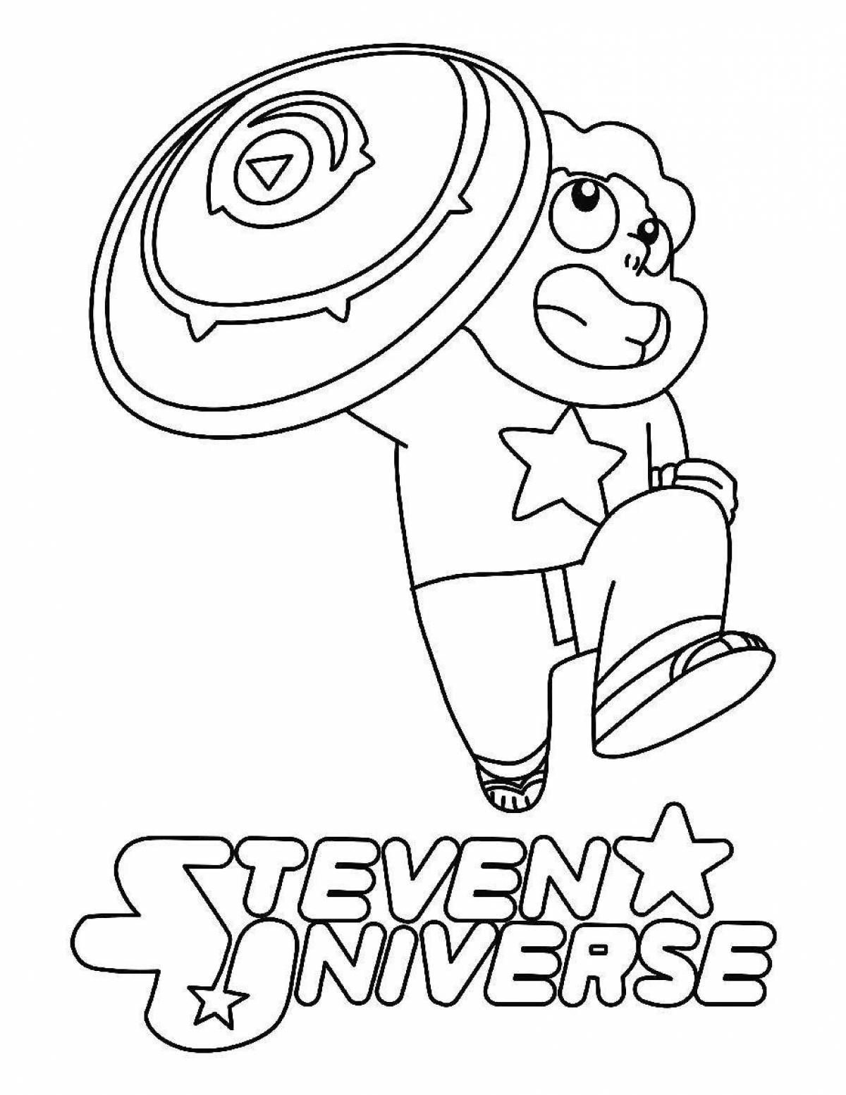 Joyful coloring steven universe spinel