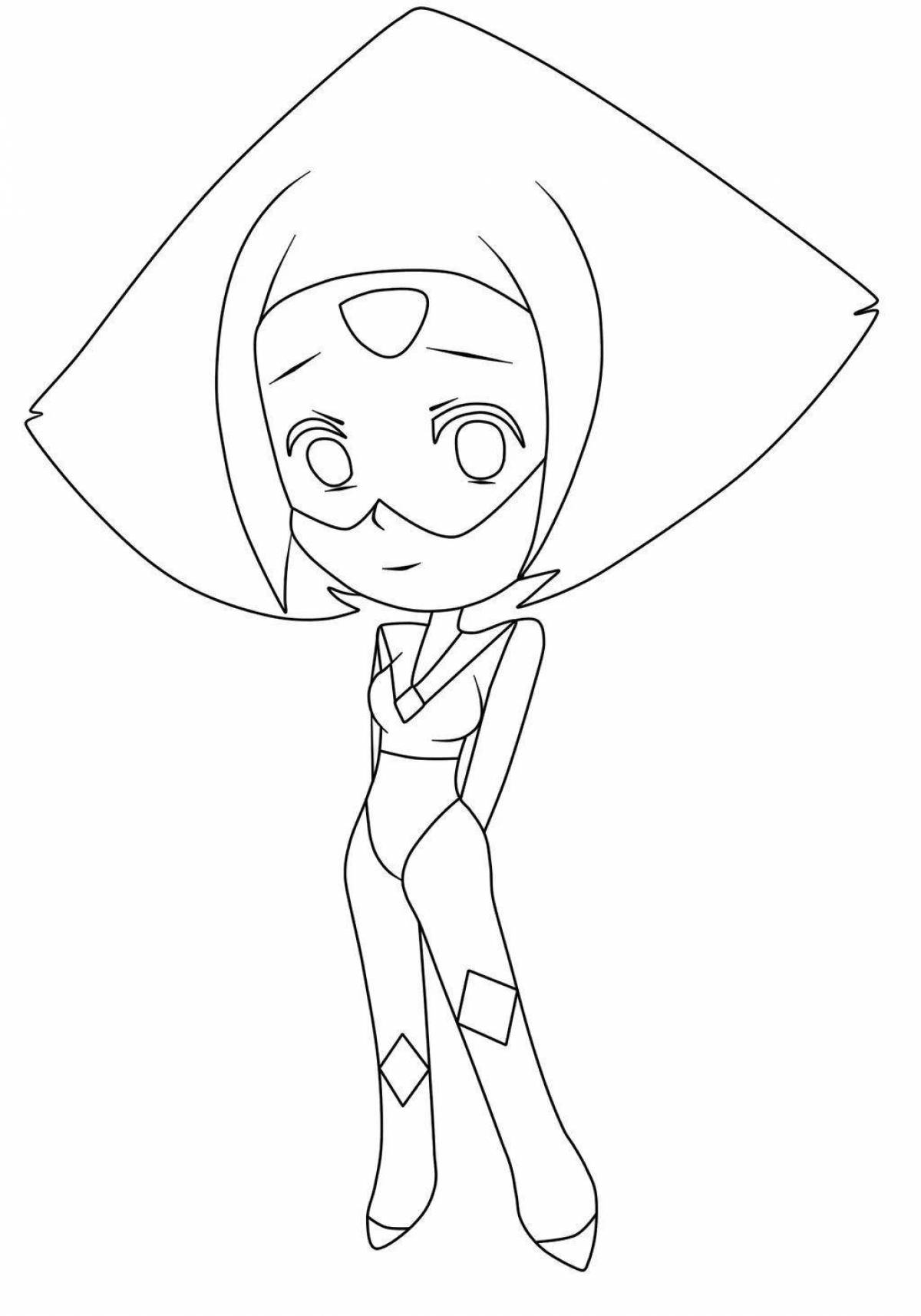 Magic coloring steven universe spinel