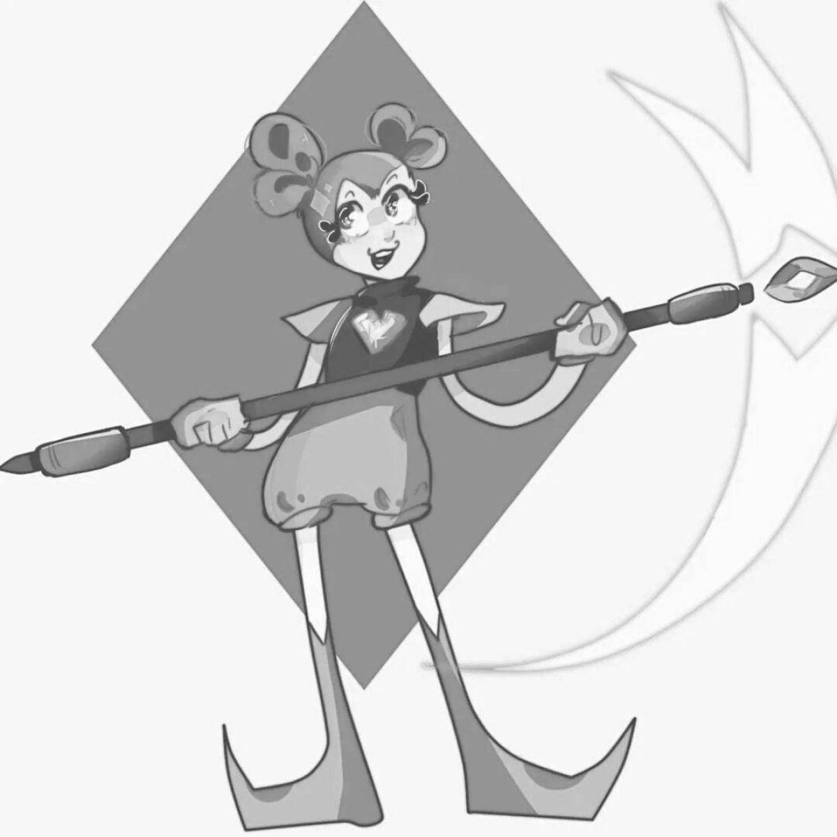 Sparkle coloring steven universe spinel