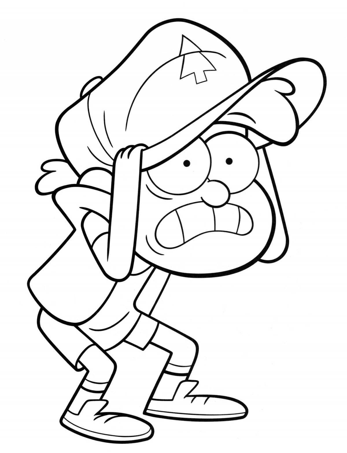Radiant dipper from gravity falls