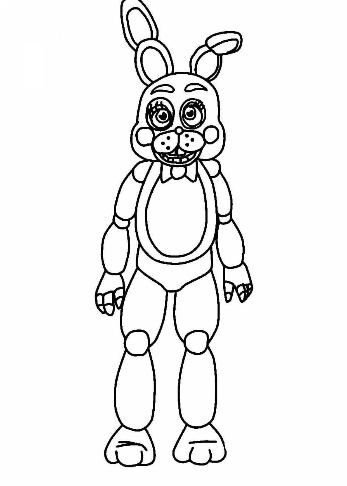 Fnaf inspiration coloring by numbers
