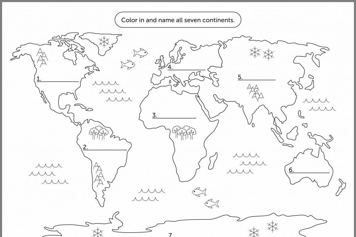 Funny geography grade 8 coloring book