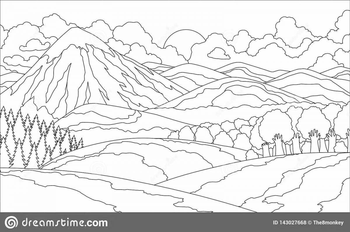 Photo Exquisite geography grade 8 coloring book