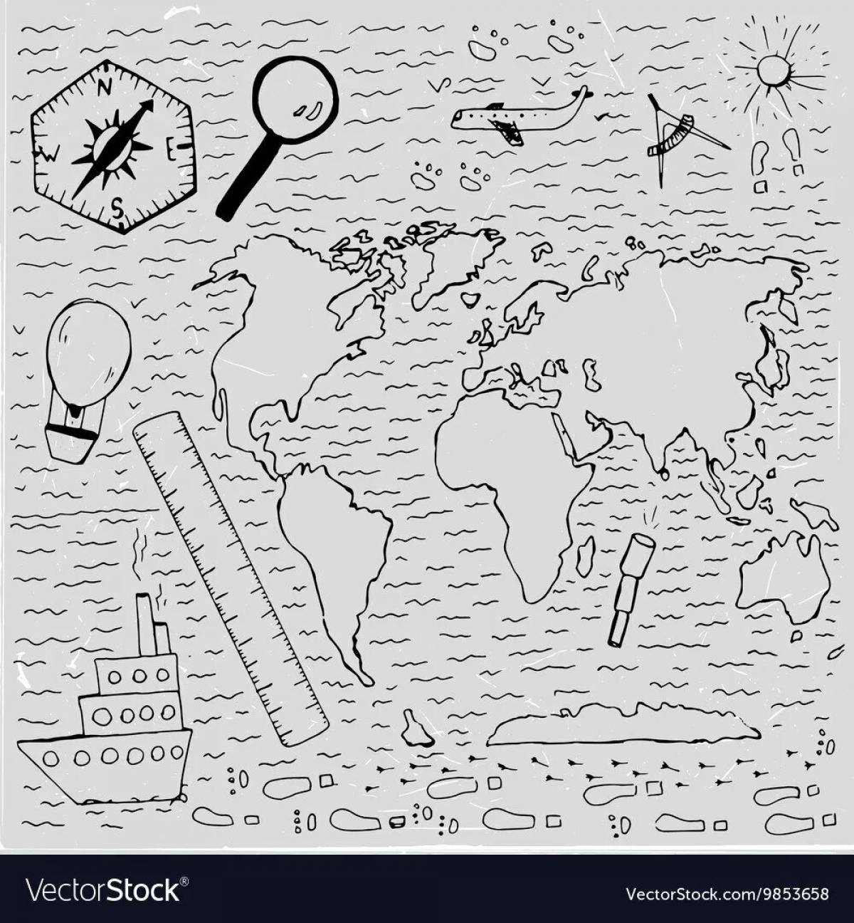 Photo Wonderful geography grade 8 coloring book