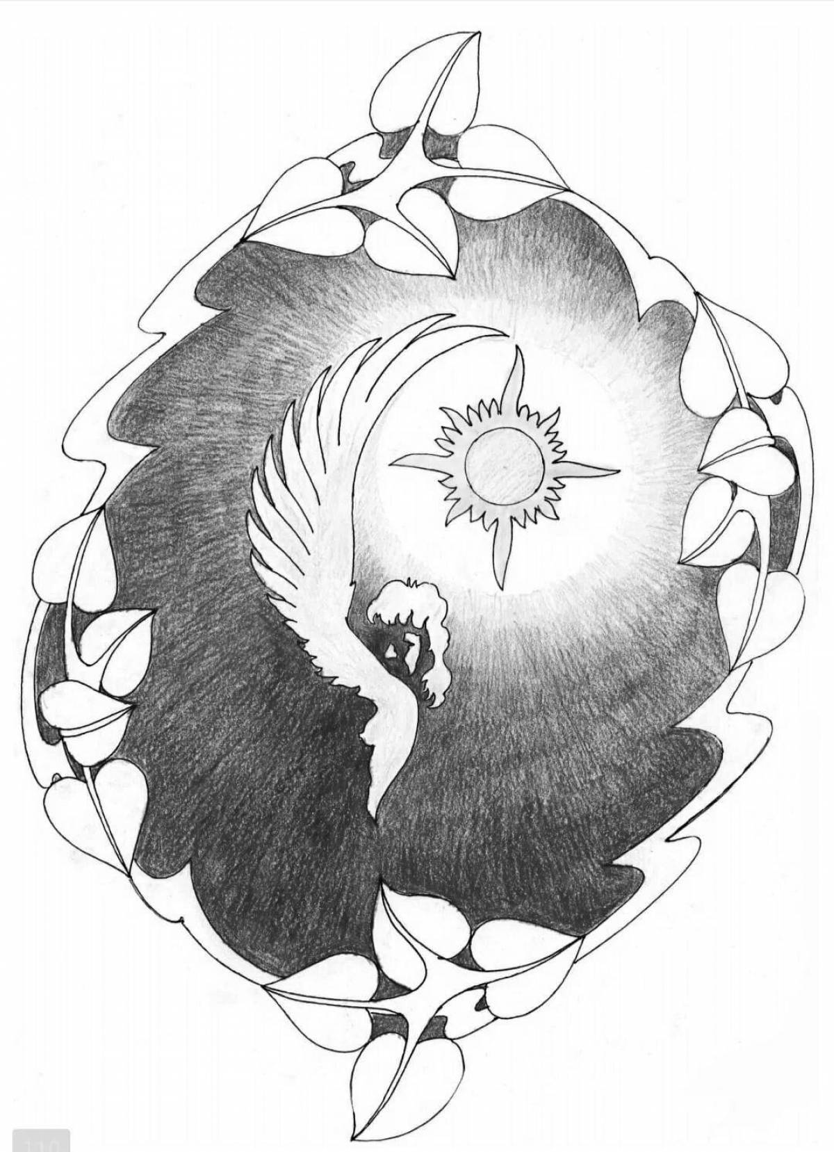 Coloring book luxury alexandr tyurin