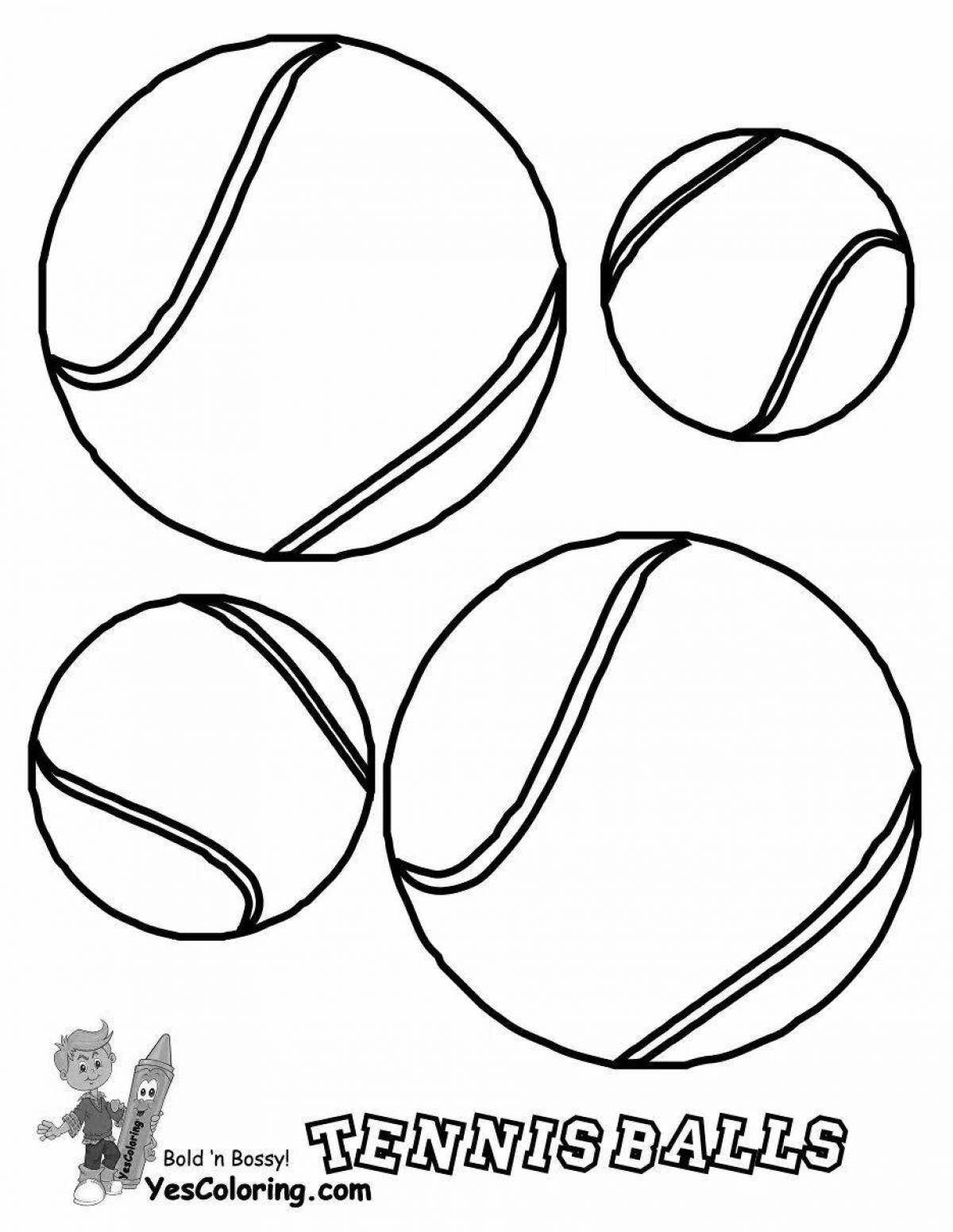 Coloring pages with balloons