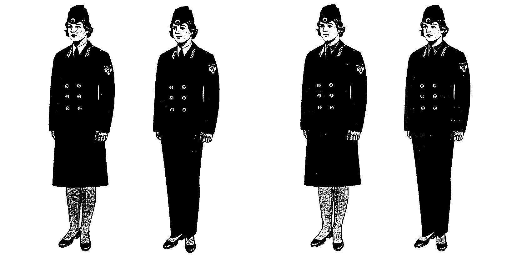 Royal plane maid uniform