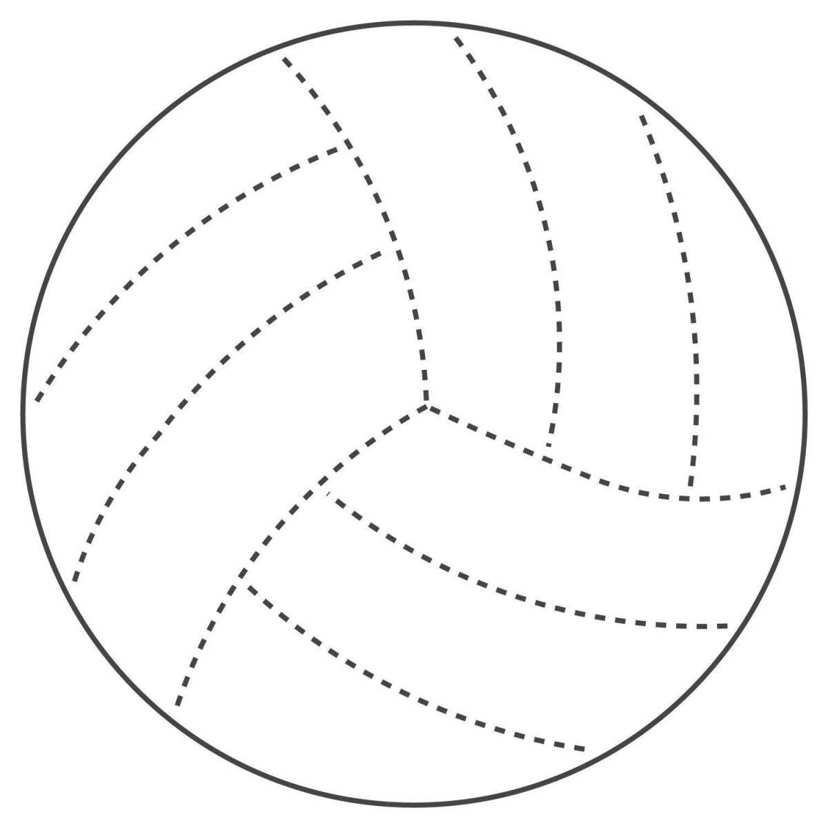 Amazing round lines create a coloring page