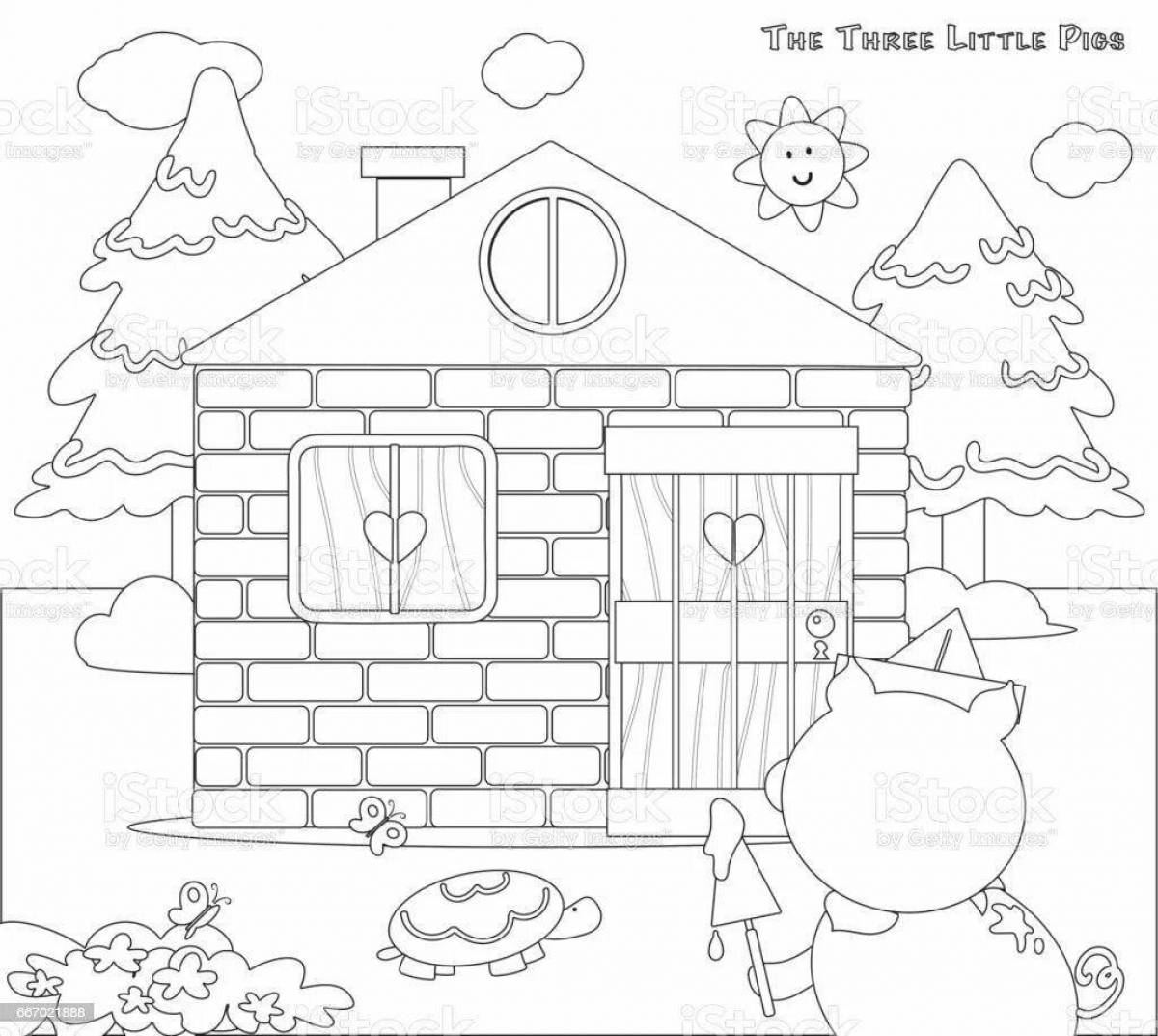 Charming house wish game price coloring book