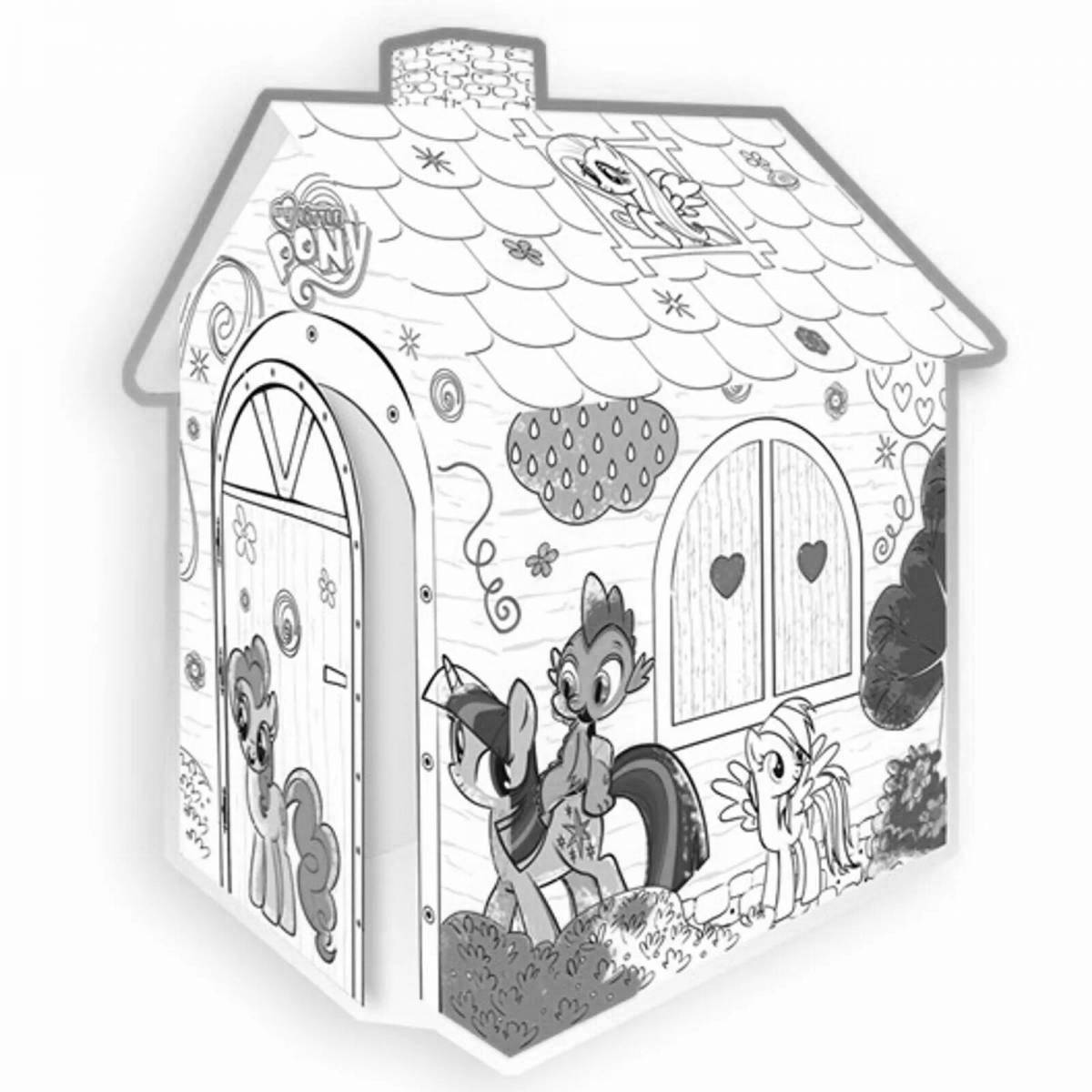 Coloring captivating house wish game price