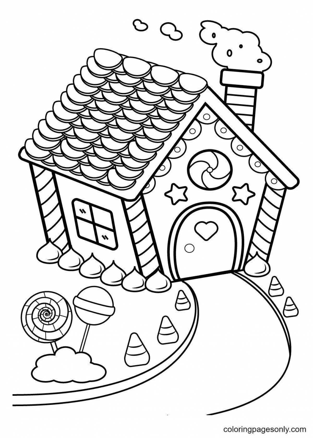 Coloring ornate house wish game price