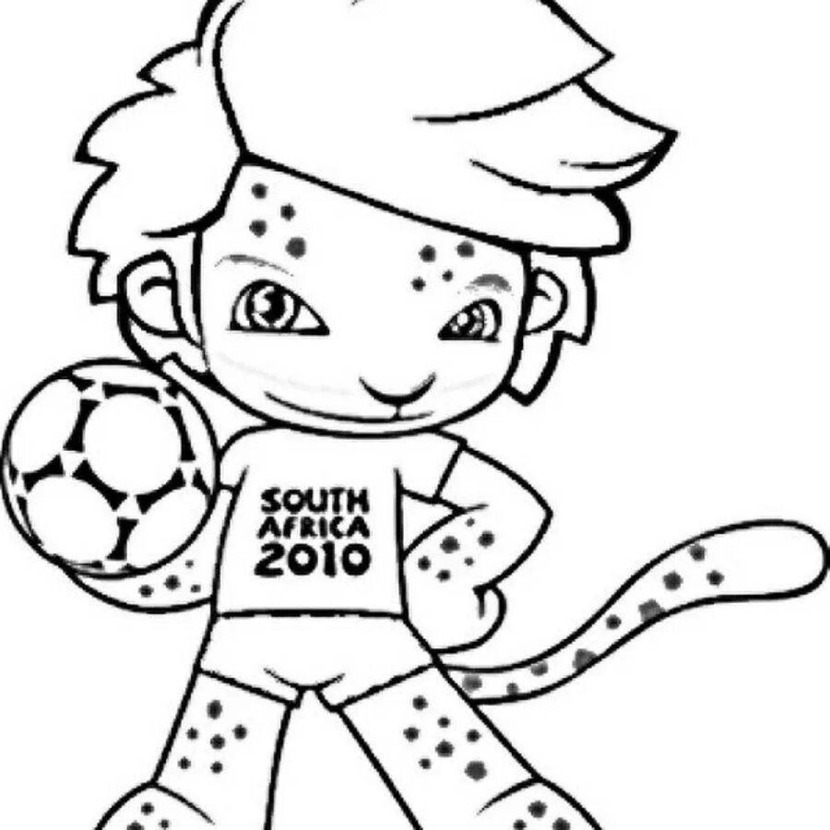 Coloring book Glorious World Cup