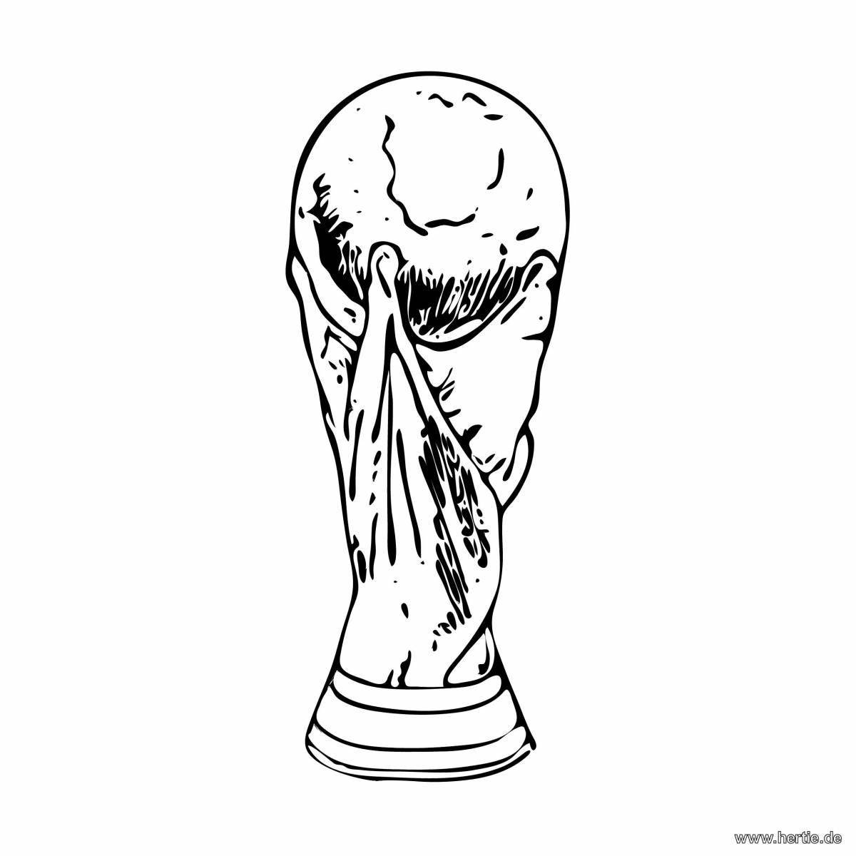 Раскраска radiant soccer world cup