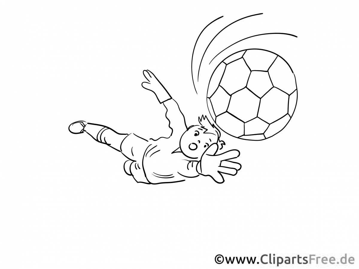 Photo Football world cup adorable coloring book