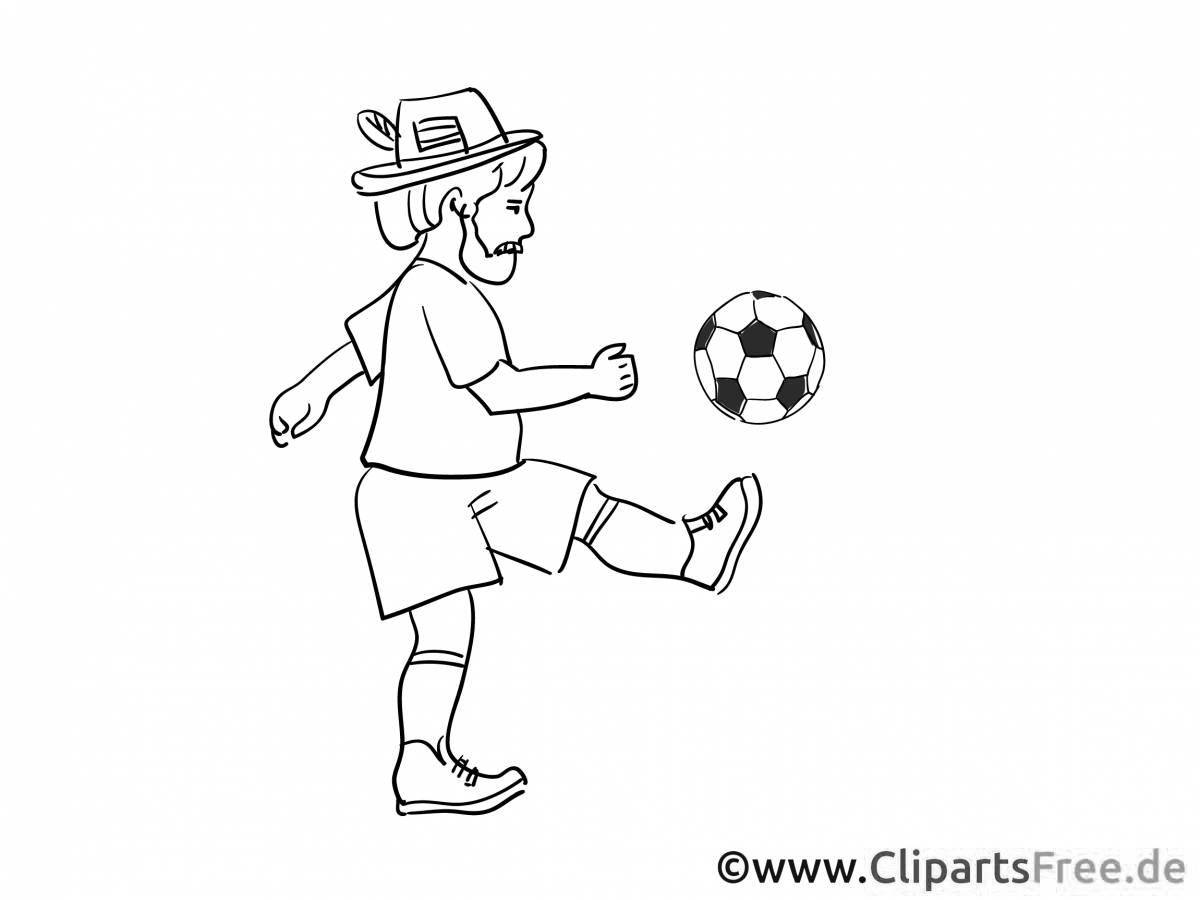 Photo Adorable World Cup coloring book