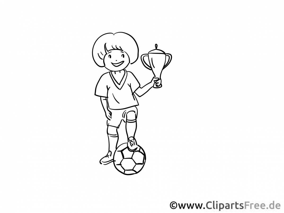 Intriguing World Cup coloring book