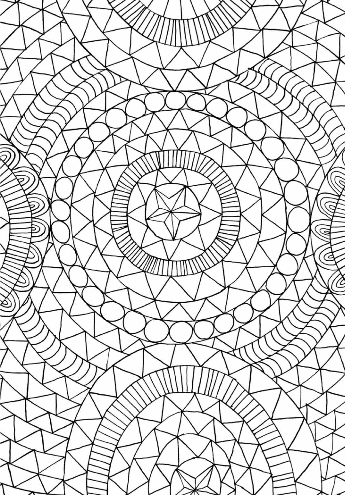 Joyful coloring to relax the nervous system