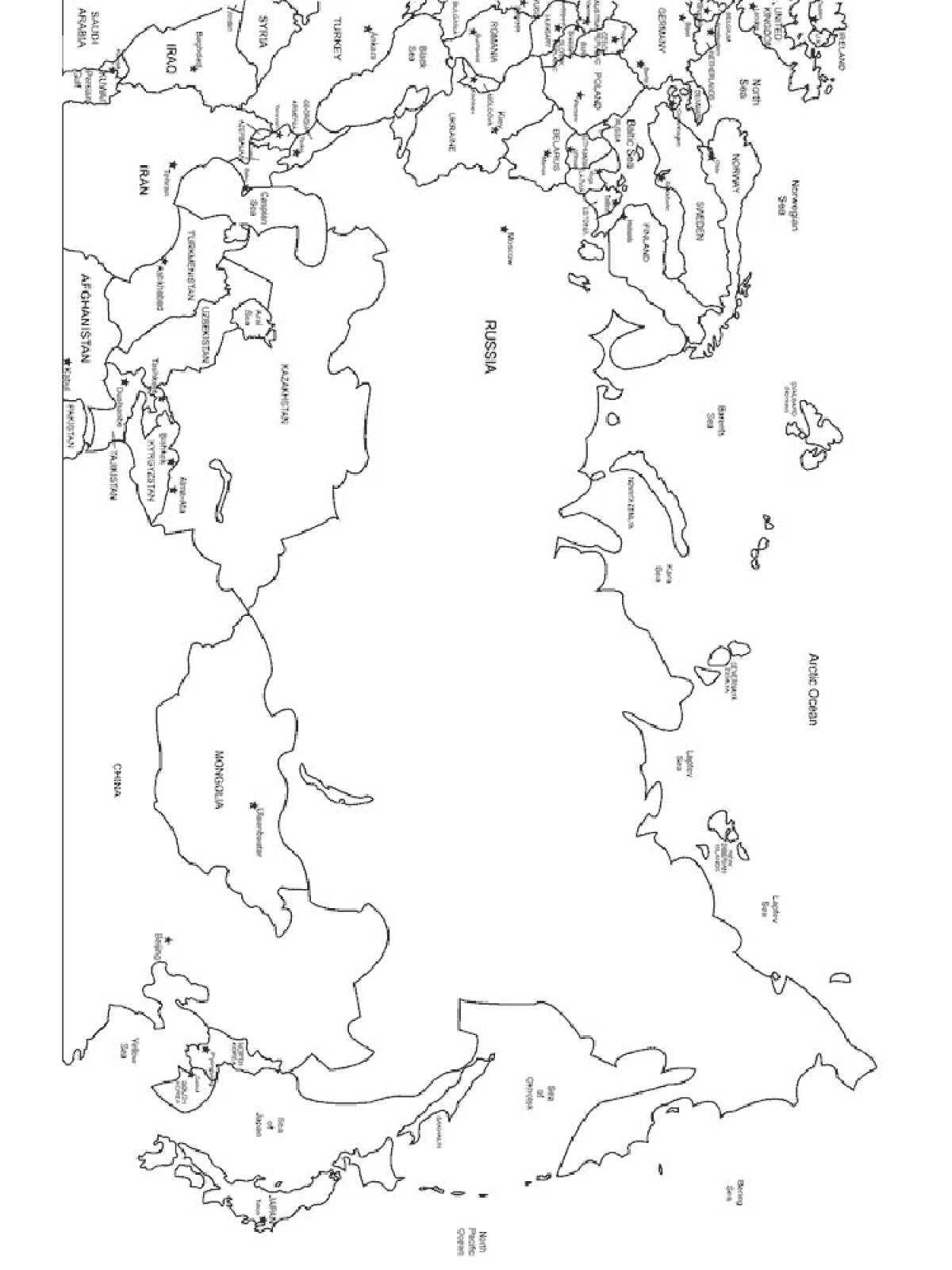 Картинки Карта Раскраски