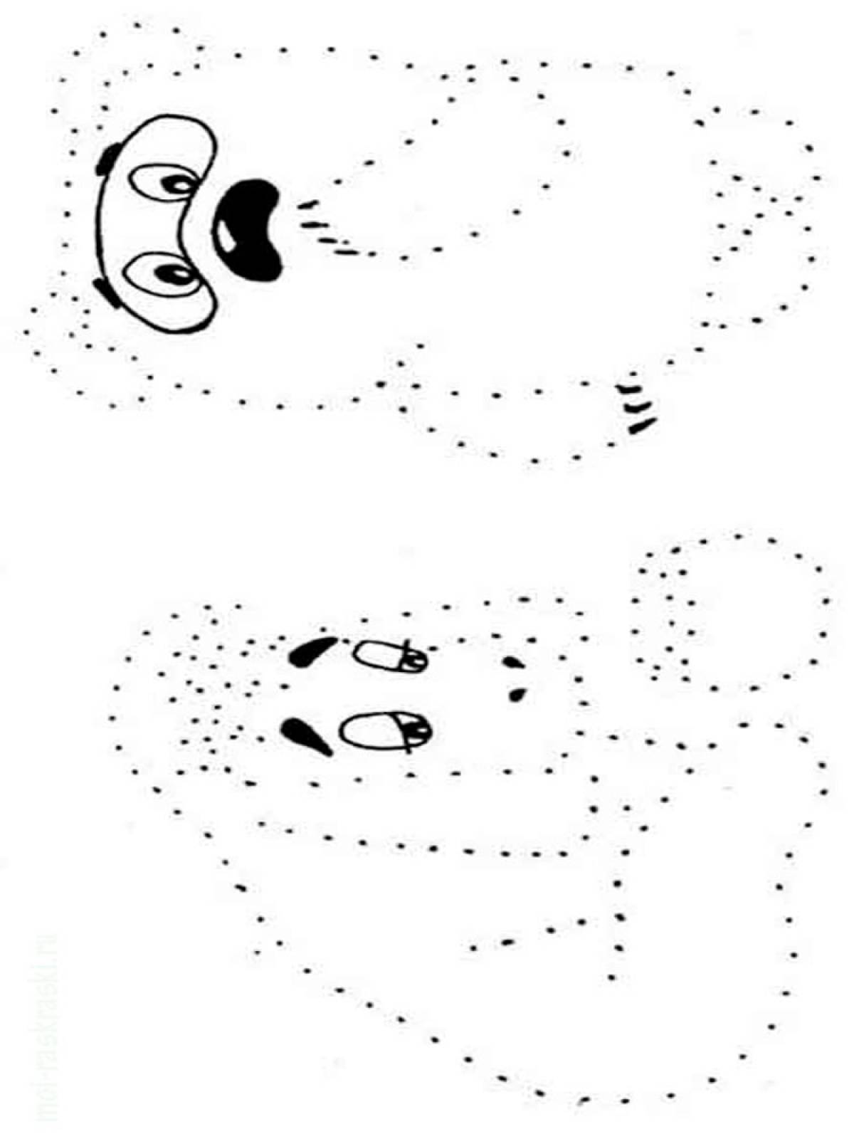 рисунки по точкам для детей 6 7 лет распечатать бесплатно